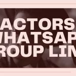 Actors Whatsapp Group Links