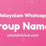 Malayalam Whatsapp Group Names List