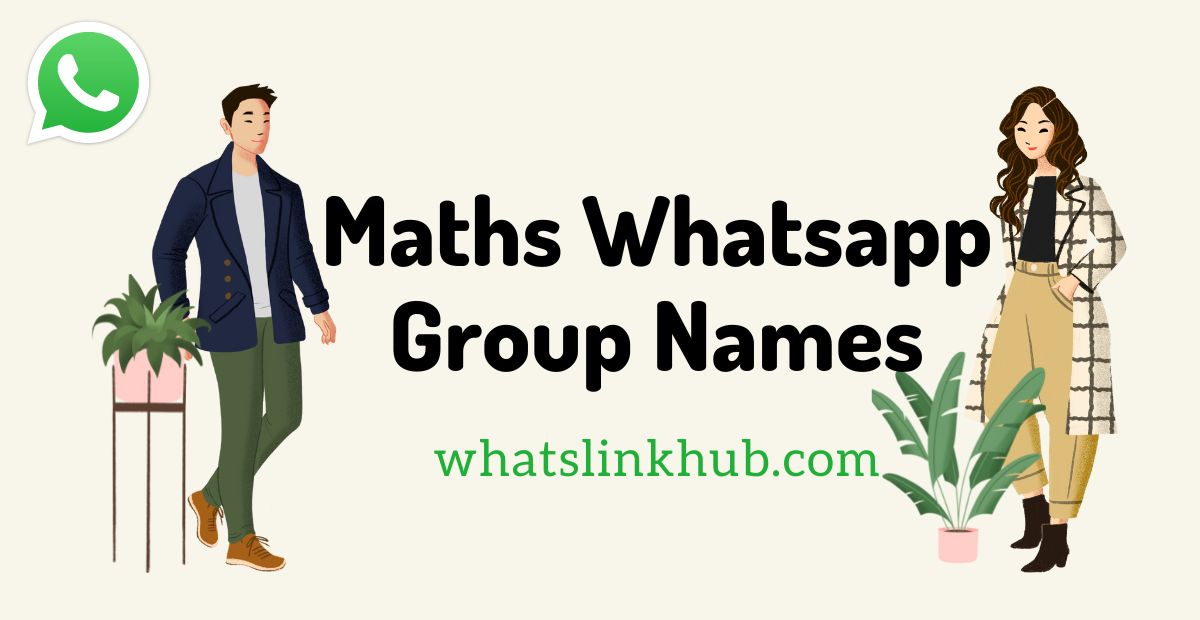 Maths Whatsapp Group Names