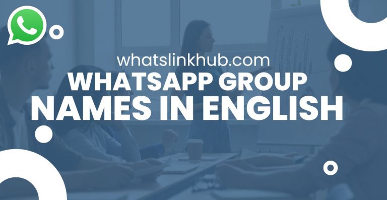 Group Names In English