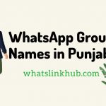 Whatsapp Group Name in Punjabi