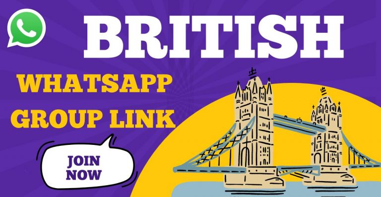 Join Active British WhatsApp Group Links   BRITISH Whatsapp Group Links 768x397 