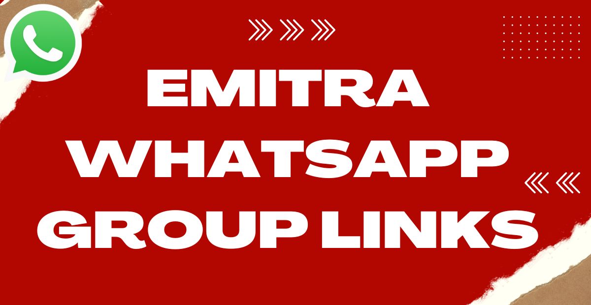 Emitra WhatsApp Group Links