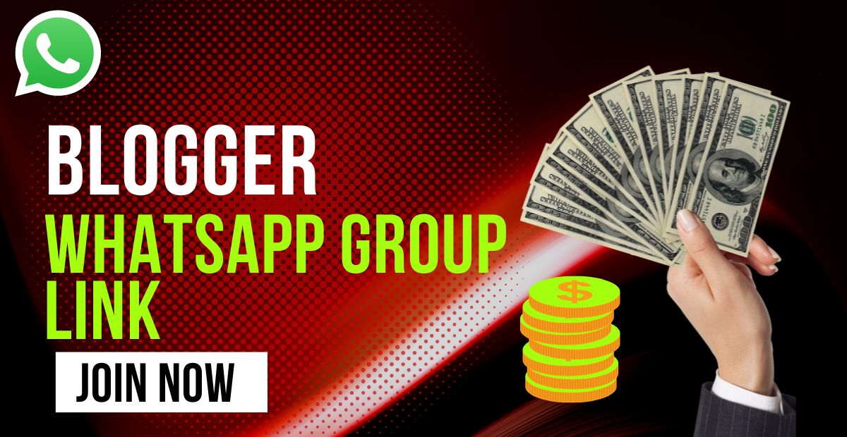 Blogger Whatsapp Group Link