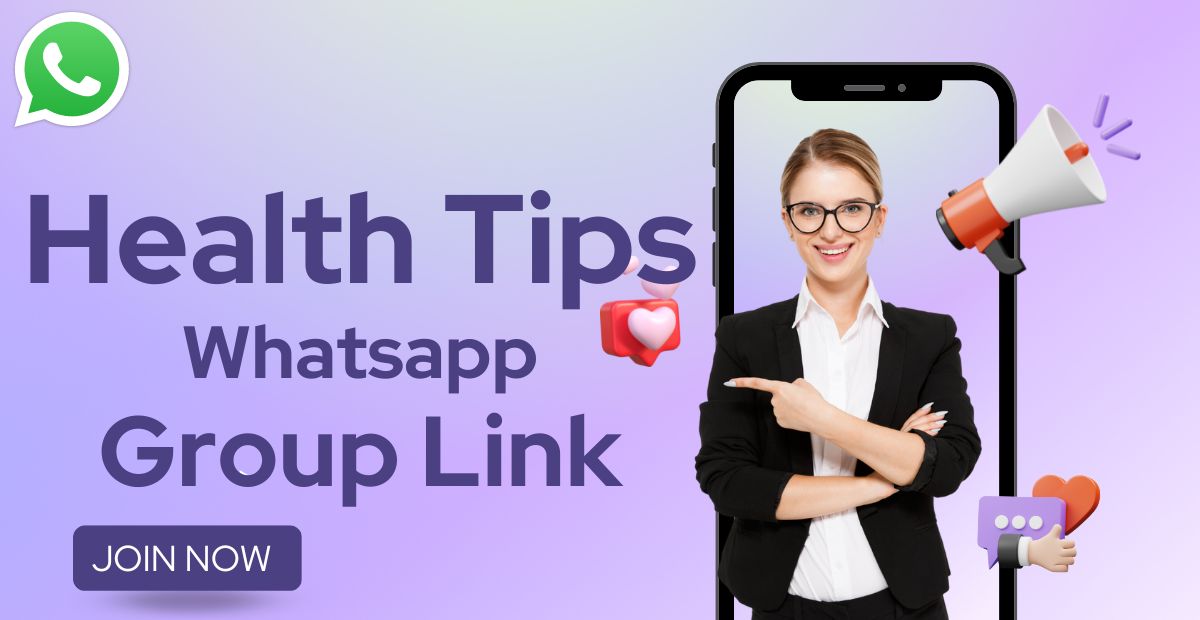 Health tips whatsapp group link
