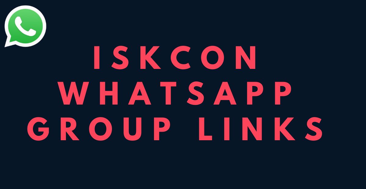 ISKCON WhatsApp Group Links