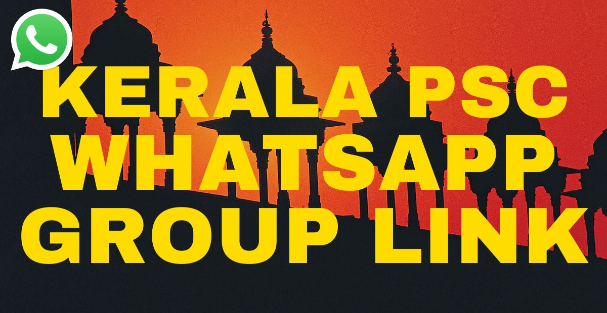 Kerala PSC Whatsapp Group Link