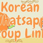 Korean Whatsapp Group Link